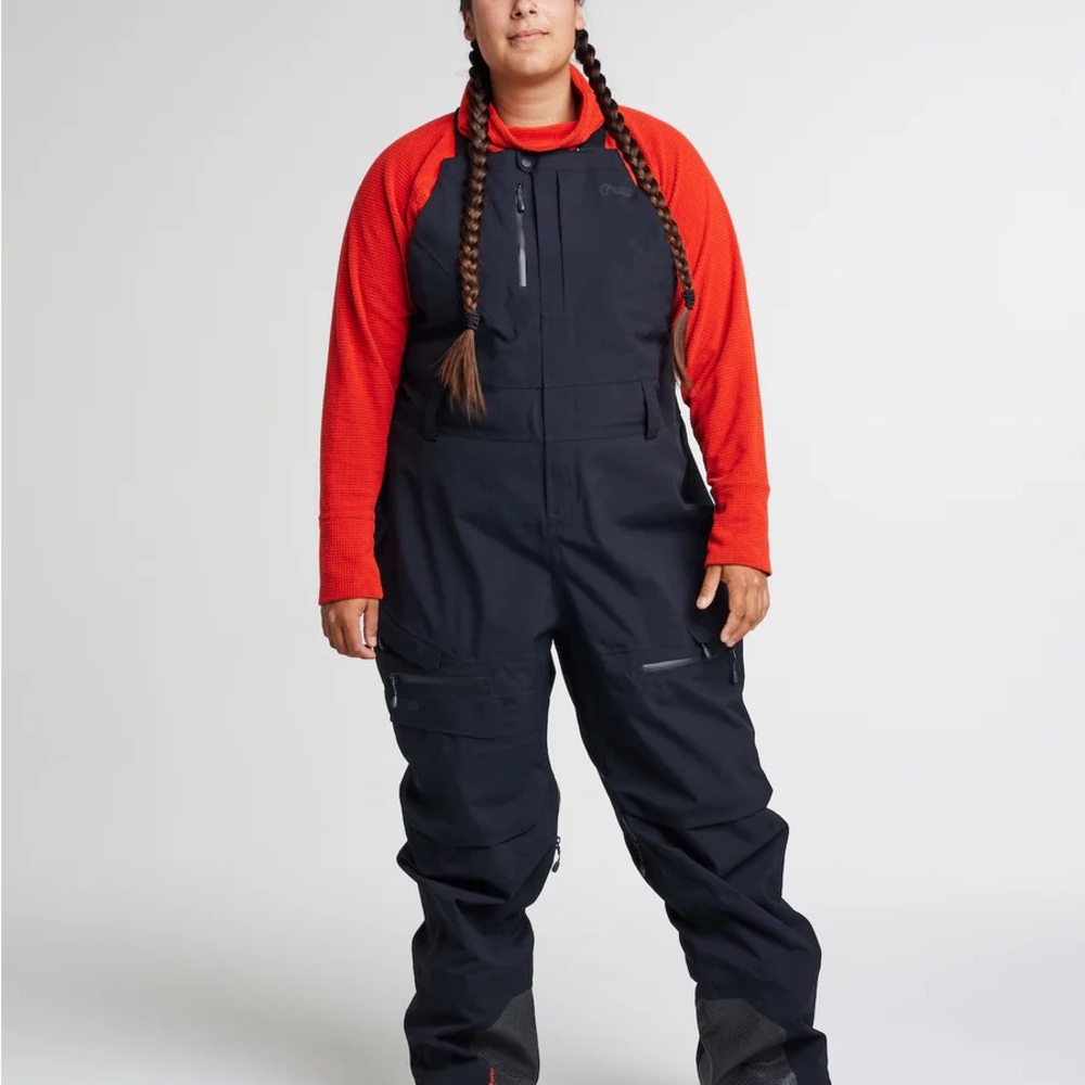 TREW Chariot Bib Primo Plus 1X Tall ski/snowboard bibs 34” inseam